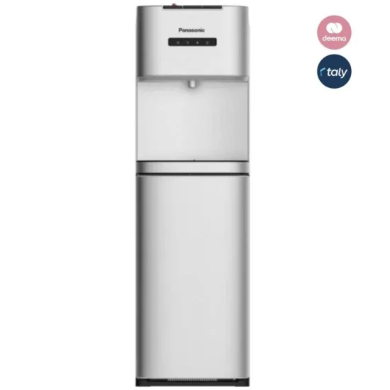 Panasonic Bottom Loading Water Dispenser with Hydrogen Filter Stainless Steel Finish